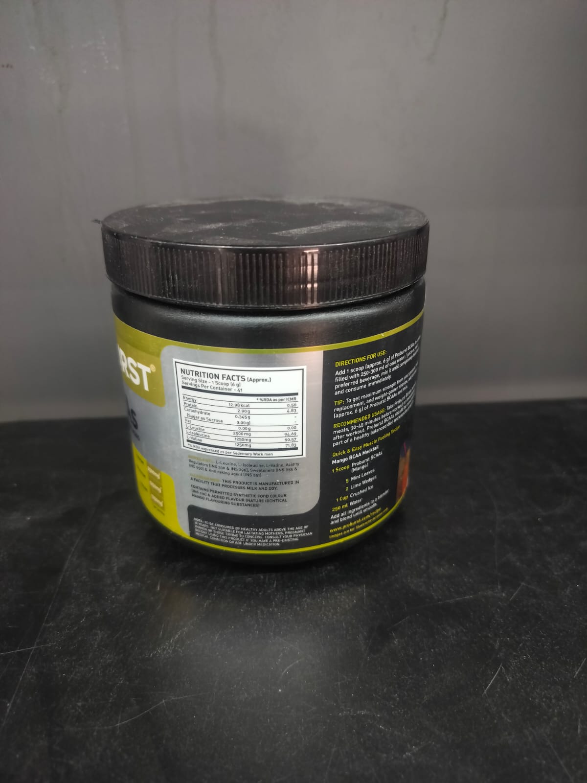 Proburst Bcaas 250Gm