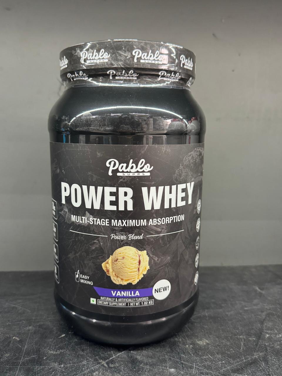 Pablo Supps Power Whey – Multi-Stage Maximum Absorption Power Blend
