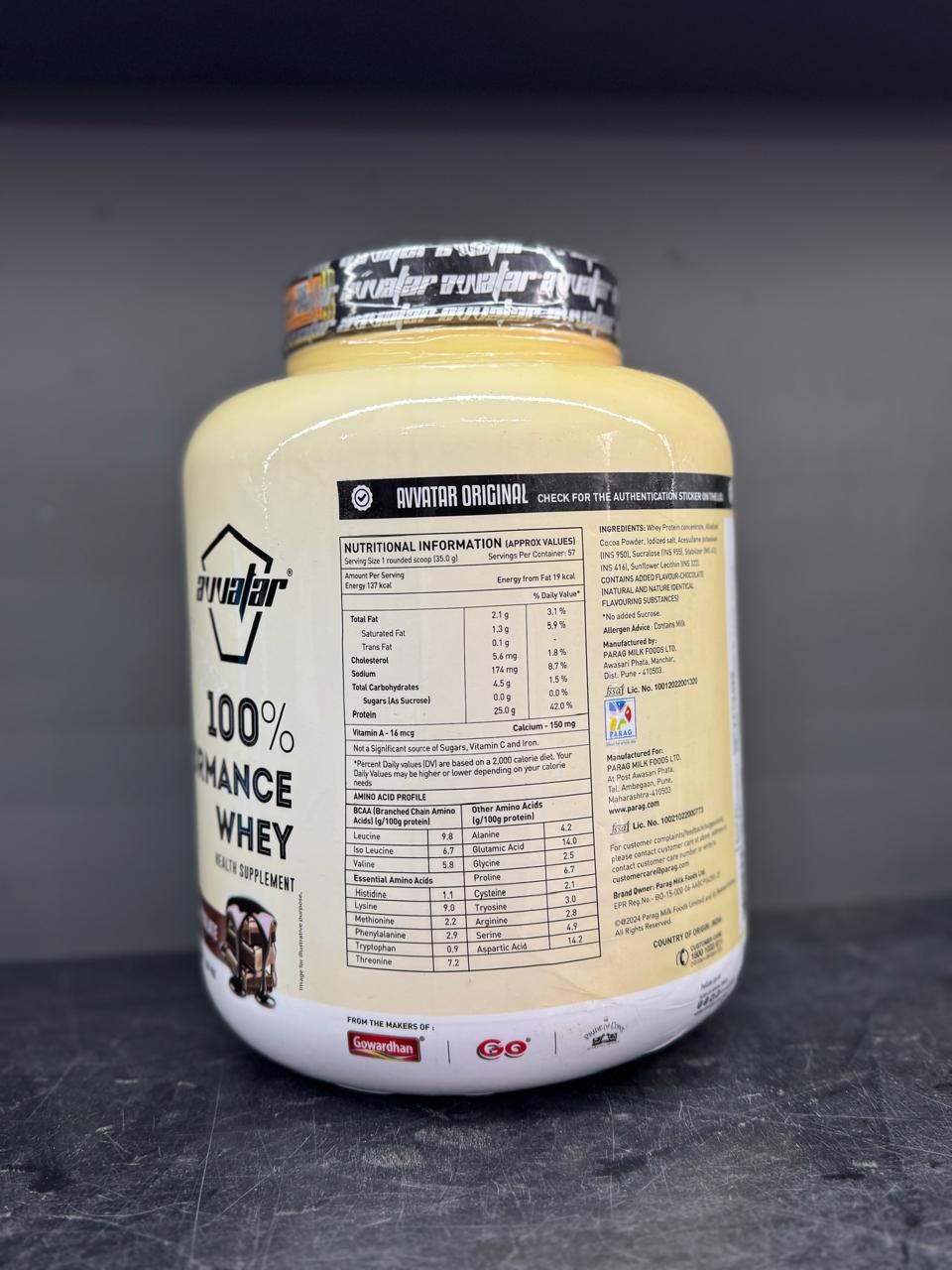 Avvatar Whey Protein 2 kg