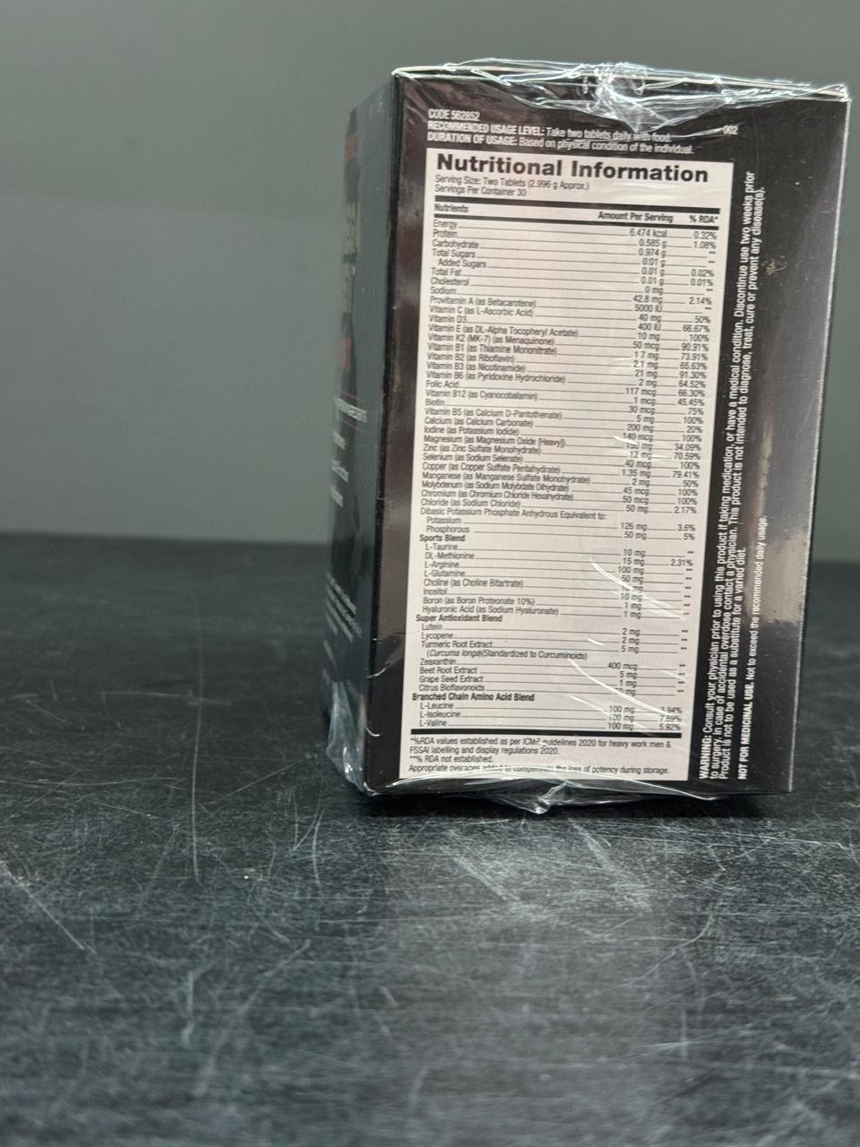 GNC Mega Men Sport – High-Performance Multivitamin with 43 Premium Ingredients (60 Tablets)