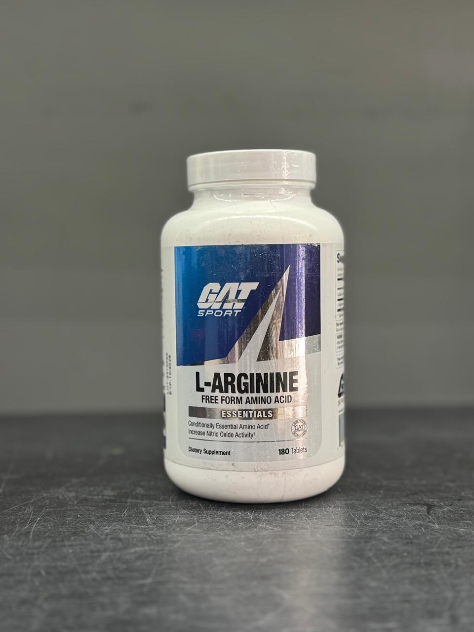 GAT Sport L-Arginine – Free Form Amino Acid Essentials Size Pumping (180 Tablets)