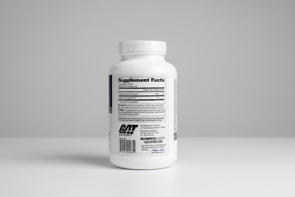 GAT Sport L-Arginine – Free Form Amino Acid Essentials Size Pumping (180 Tablets)