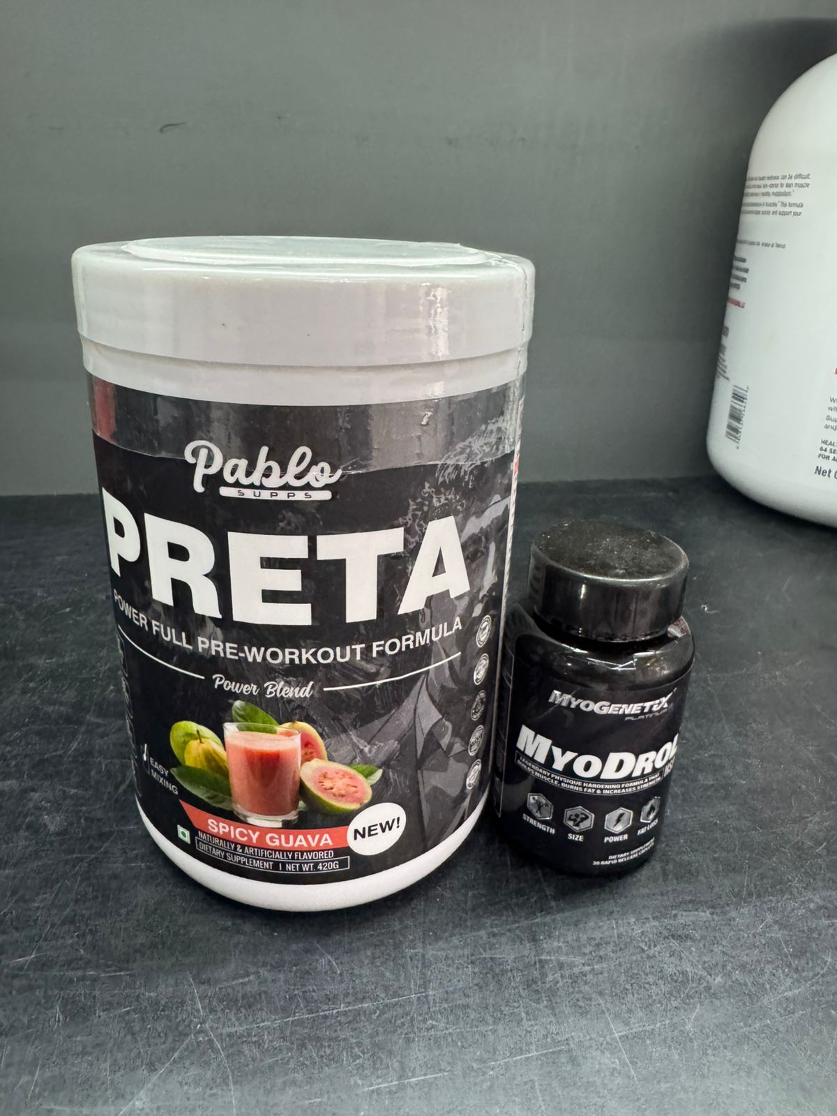 Elite Performance & Hardening Combo: Pablo Supps PRETA Pre-Workout + MyoGenetix MYODROL – 2-Product Power Stack