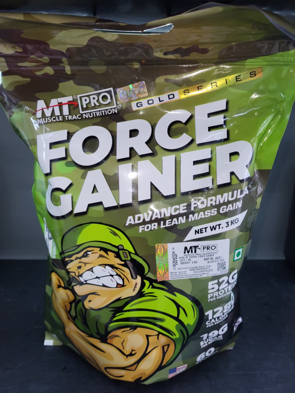 Ultimate Mass & Lean Muscle Stack (Force Gainer + Whey Regime + OMG Big Biceps)