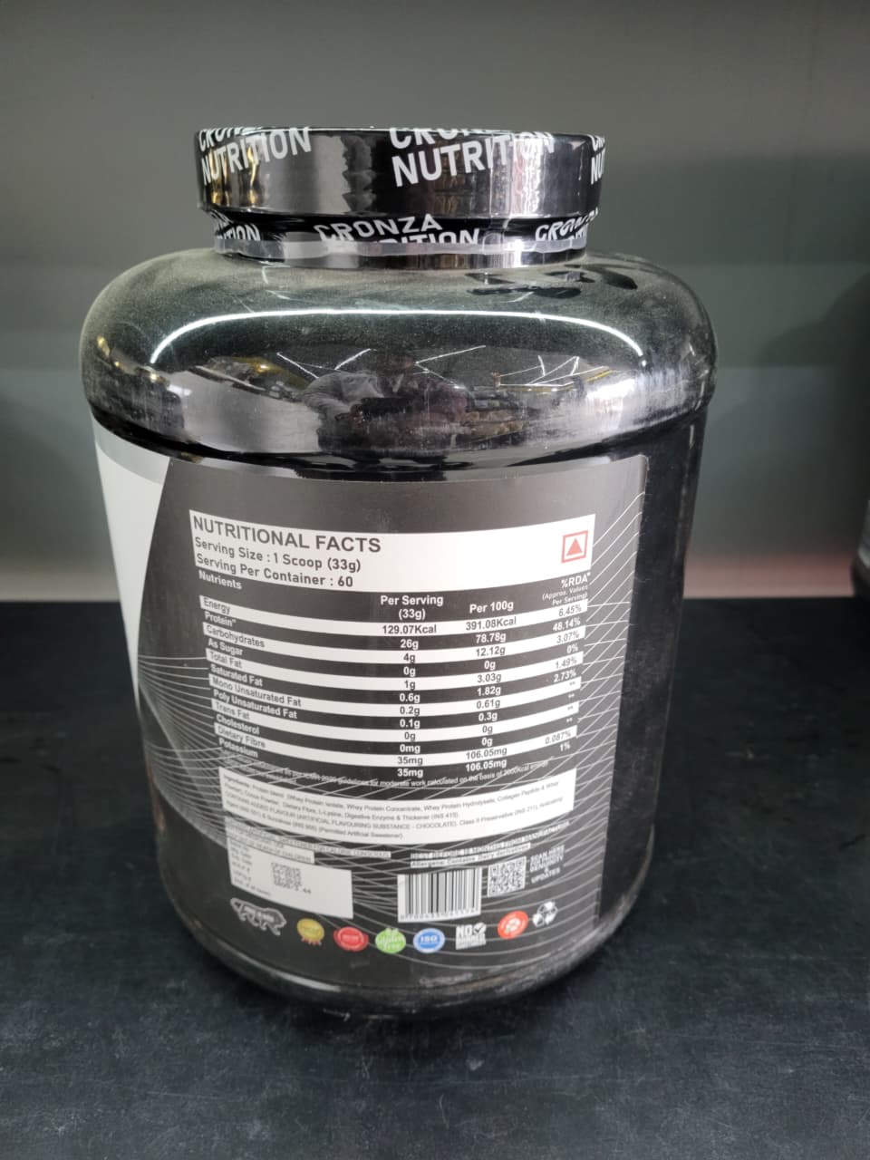 Cronza Nutrition Penta-5 Ultra-Premium Whey Protein - 2kg - Chocolate Flavour