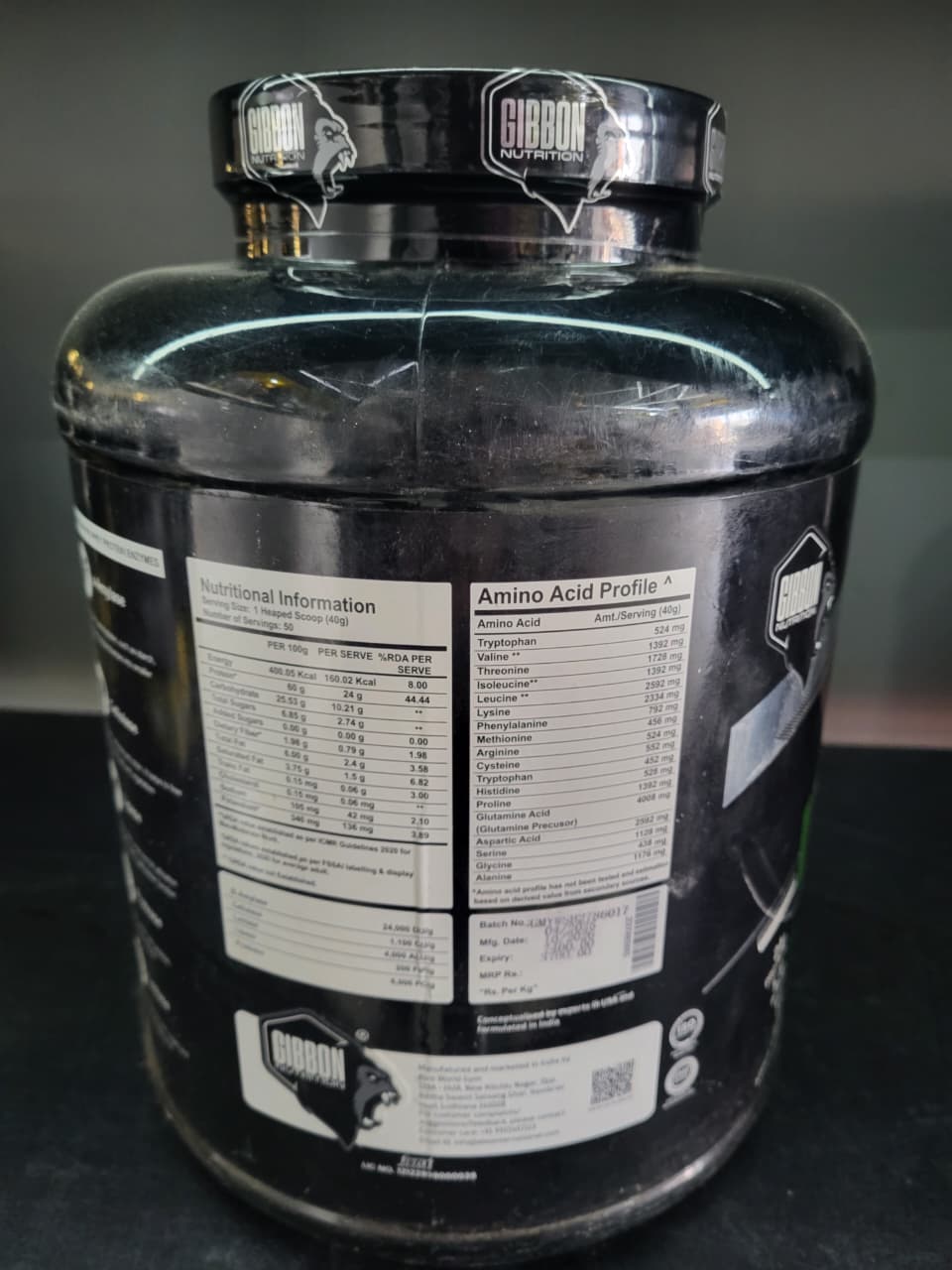 Gibbon Nutrition My Whey - Premium Whey Protein - 2kg - Strawberries & Berries