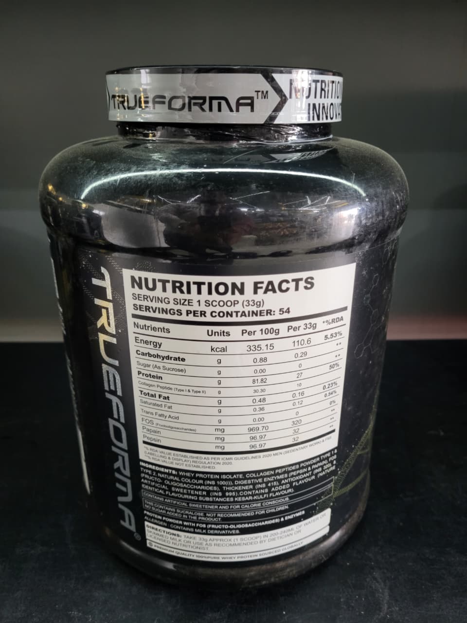 Trueforma™ COLPRO Limited Edition - Collagen + Whey Protein Isolate - 1.8kg - Kesar Kulfi Flavour