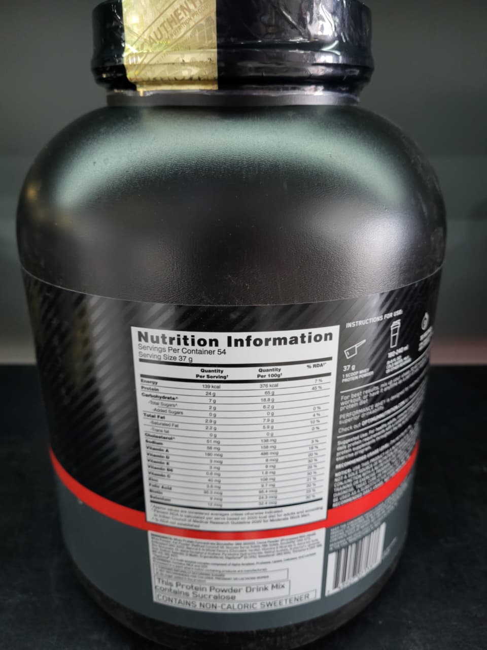 Optimum Nutrition (ON) Performance Whey - 2kg (4.4 lb) - Chocolate Milkshake Flavour