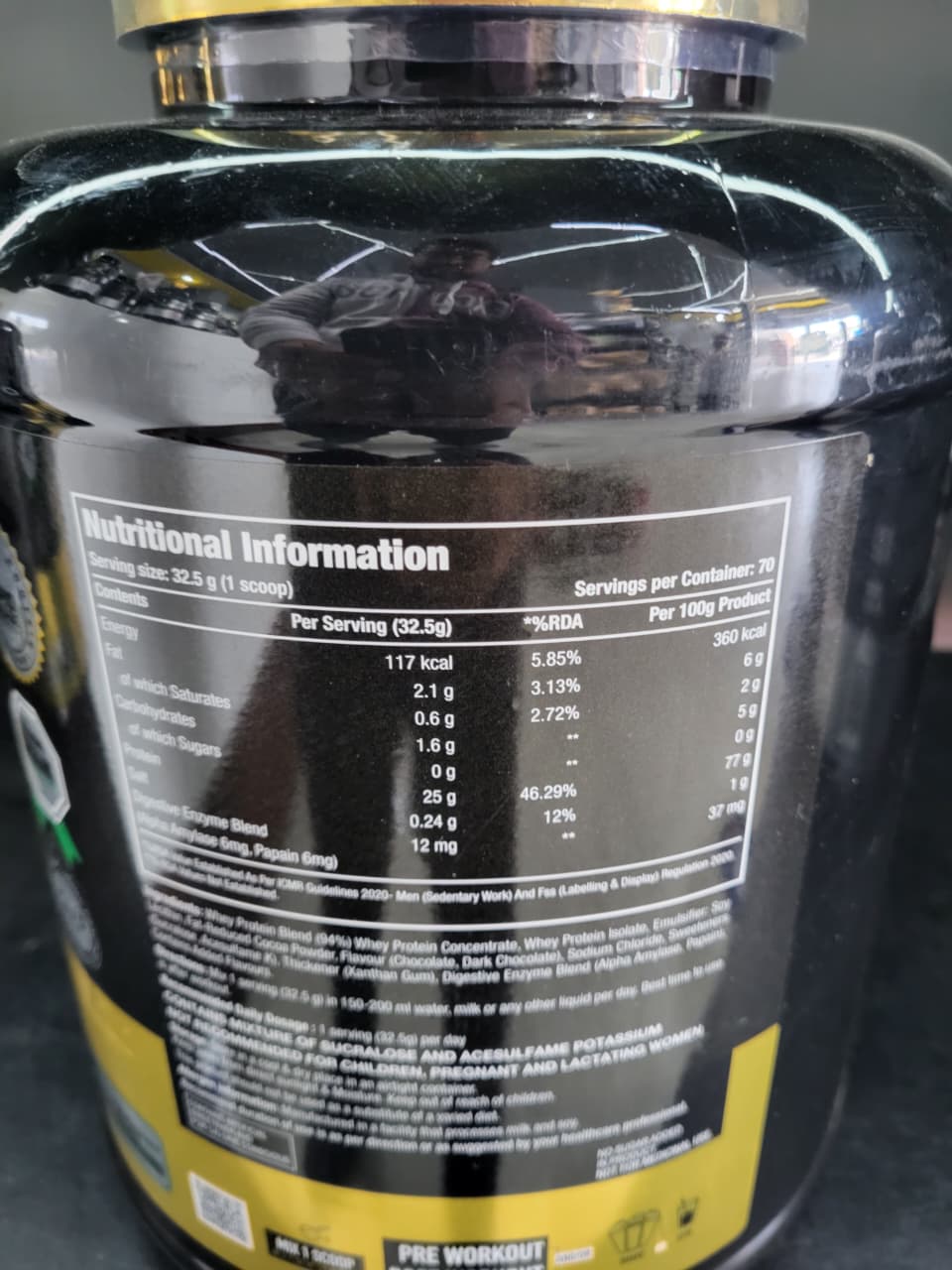 One Science Nutrition 100% Premium Whey Protein – 25g Protein, 6.6g BCAA | Fast Absorption & Muscle Recovery | Chocolate Charge (2.27kg / 70 Servings)