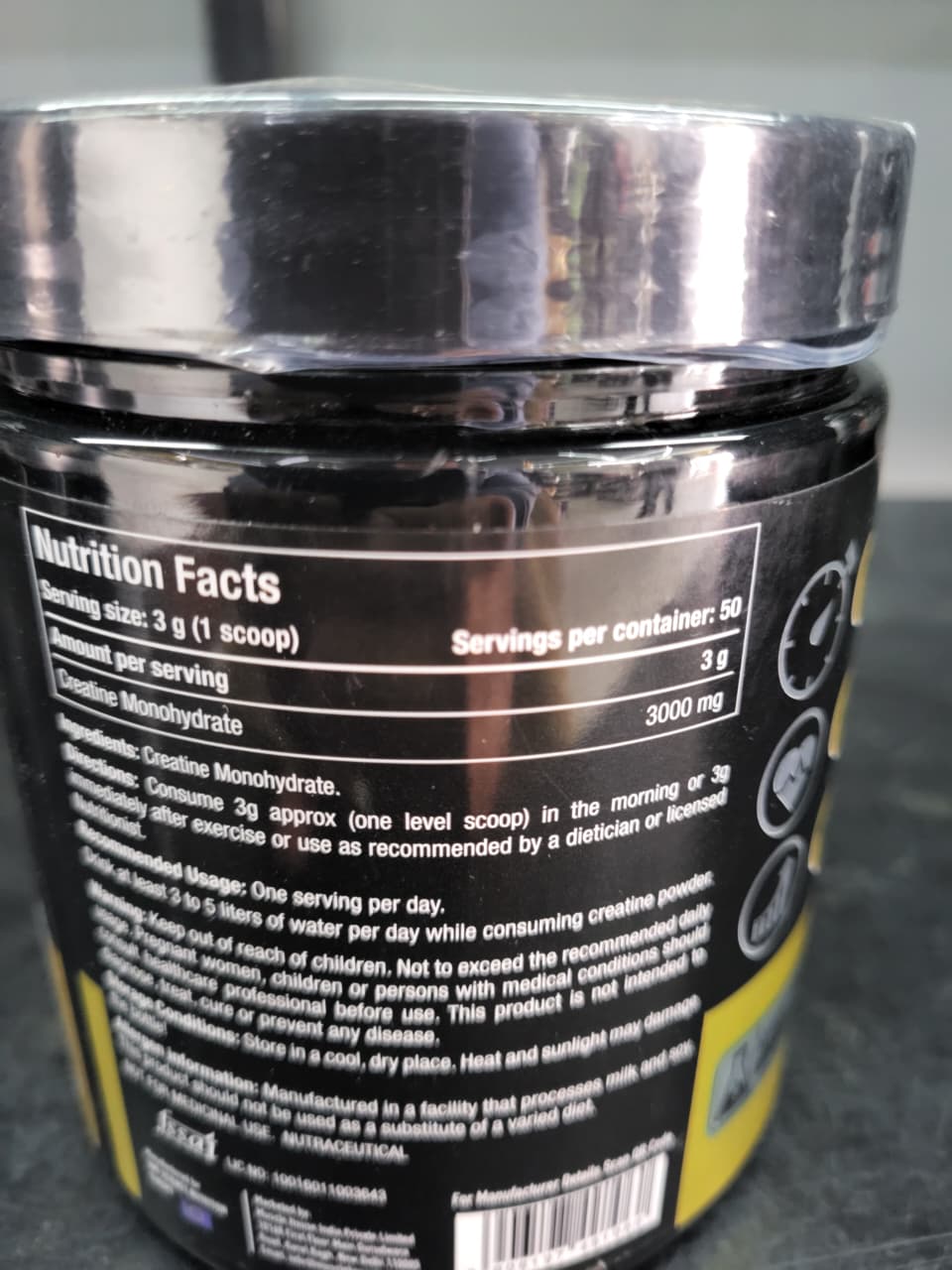 One Science Nutrition (OSN) 100% Micronized Creatine – 200 Mesh Ultra-Pure Creatine Monohydrate | Explosive Strength & Muscle Size (150g / 50 Servings)