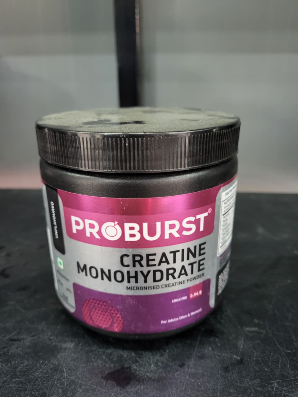 Proburst Creatine Monohydrate – Pure Micronised Creatine Powder for Strength & Performance | Unflavoured (250g / 83 Servings)