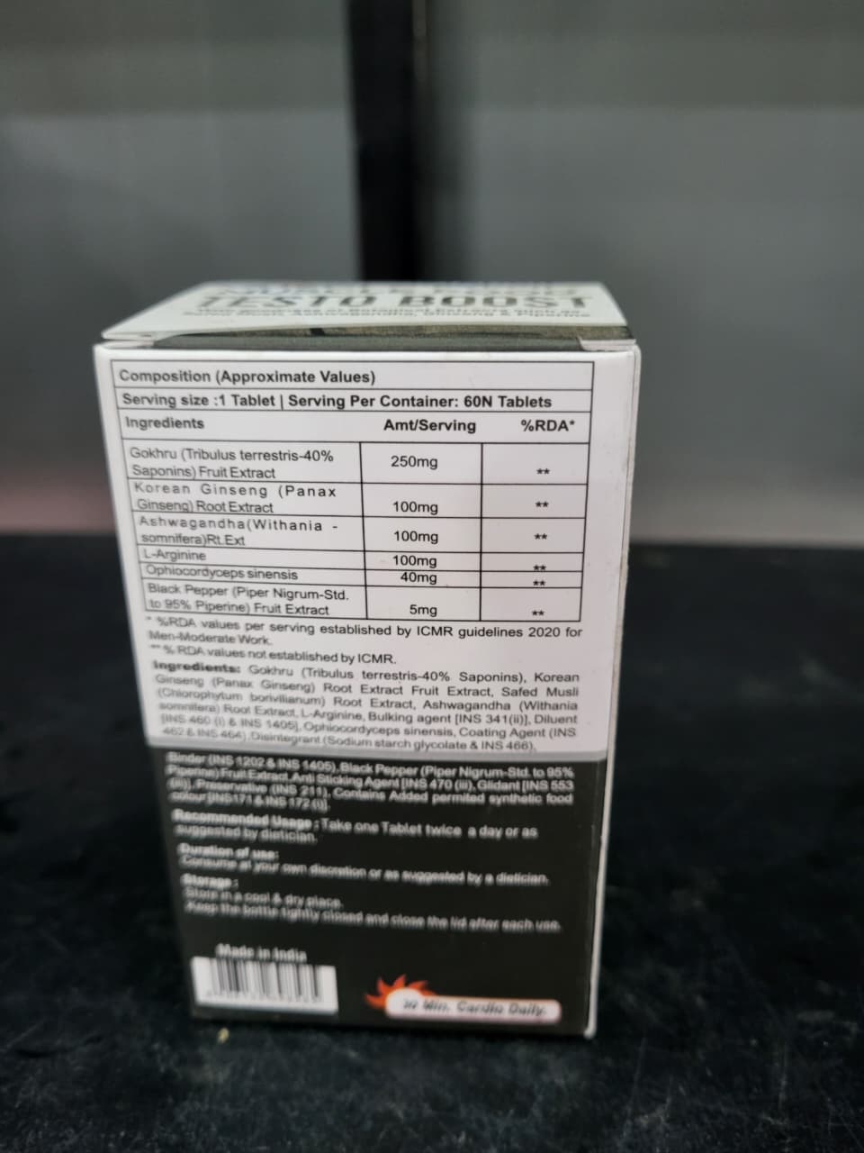 Dr. Morepen Muscle Food | TESTO BOOST – Ophiocordyceps Enriched (60 Tablets)