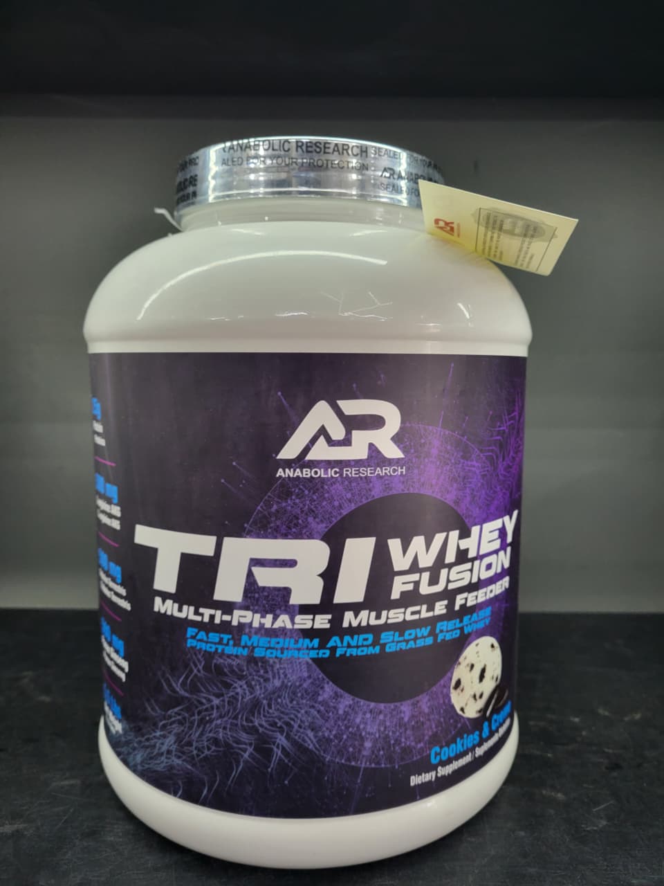Elite Muscle Recharger Stack – 2x Anabolic Research (AR) Tri-Whey Fusion (2KG each) + Wolf Pharma Godfather of Gains (30 Caps)