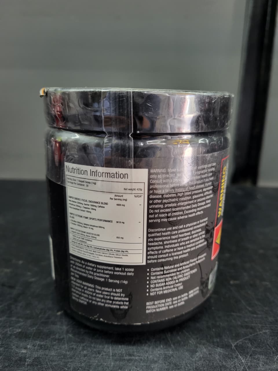 One Science Nutrition | SNIPIER PRE-WORKOUT – Explosive Power & Fast Reaction (Pineapple)
