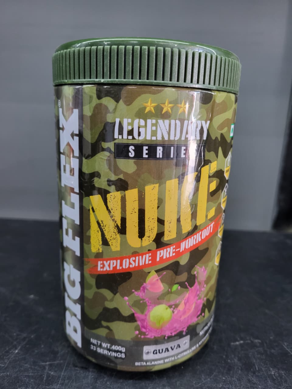 Big Flex | NUKE Explosive Pre-Workout – Legendary Series (Guava)