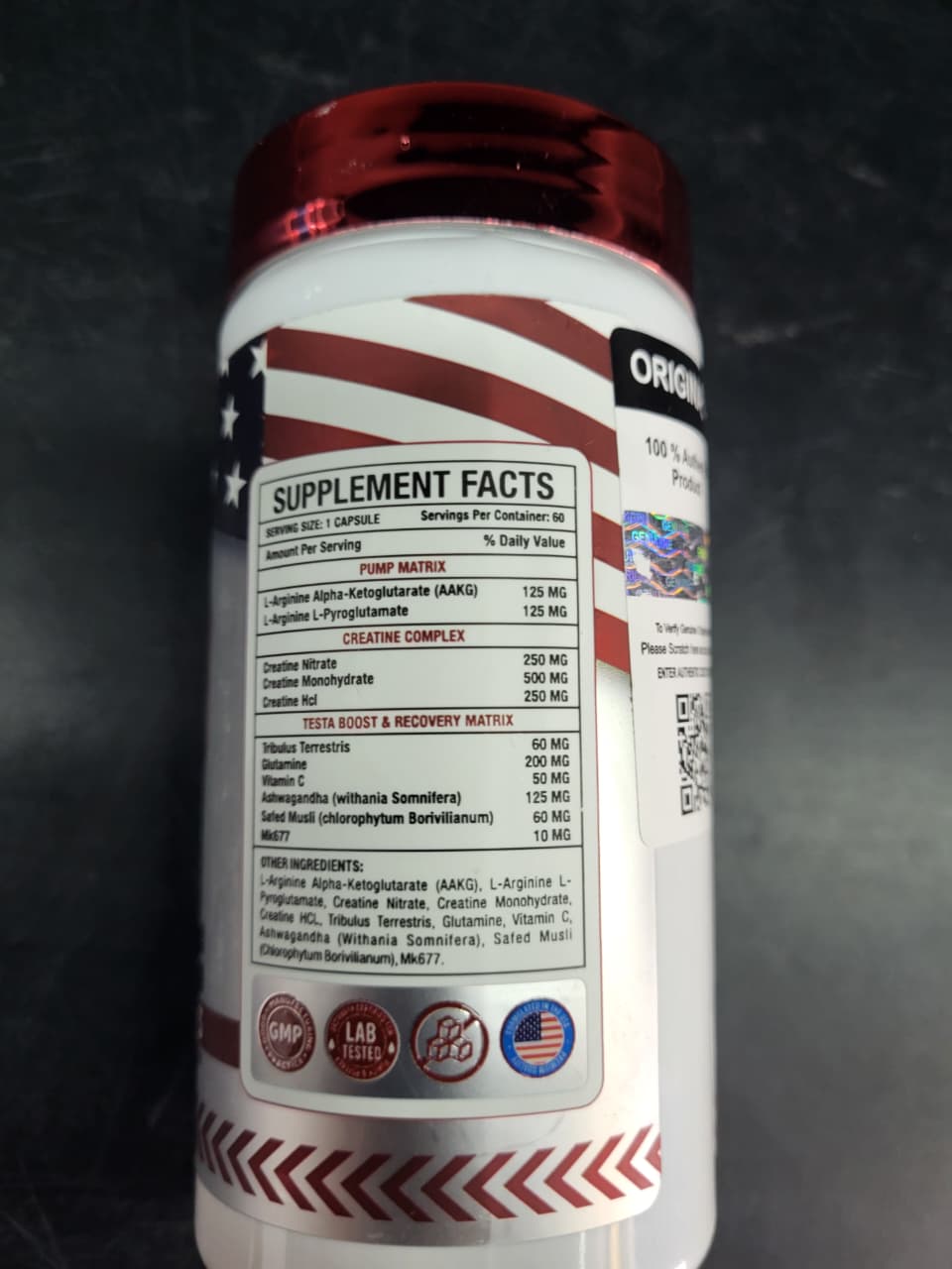 BEAST PHARMA | BIGGER BICEPS – Advanced Muscle Anabolic Matrix (60 Capsules)