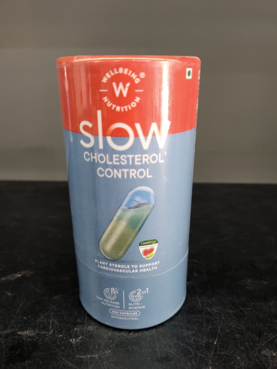 Wellbeing Nutrition | SLOW CHOLESTEROL CONTROL™ – Cardiovascular Health Support (60 Capsules)