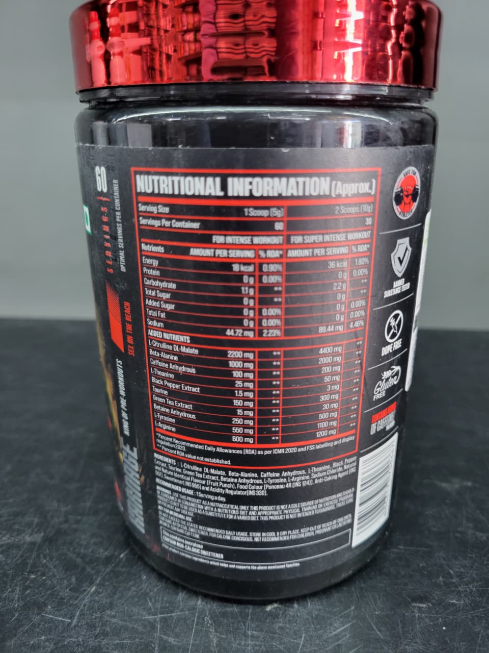 BigMuscles Nutrition | KARNAGE – King of Pre-Workouts (Sex on the Beach)