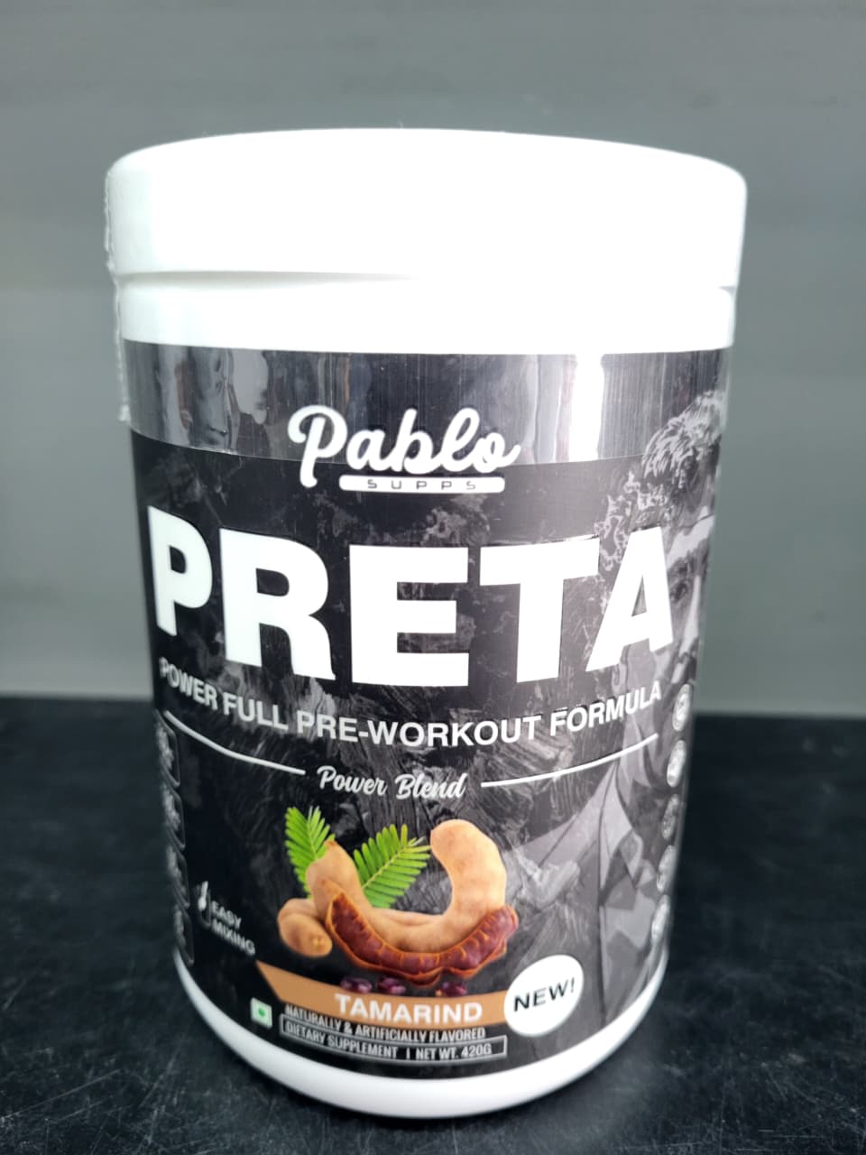 Pablo PRETA Pre-Workout – Energy, Pump & Focus Booster