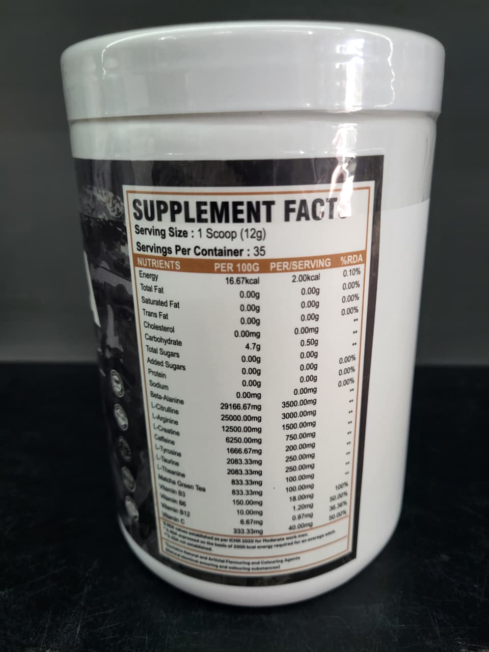 Pablo PRETA Pre-Workout – Energy, Pump & Focus Booster