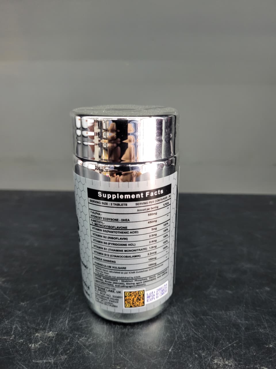 EL BRUTO | JAMES 44° – Extreme Muscle & Mass Gaining Catalyst (60 Tablets)