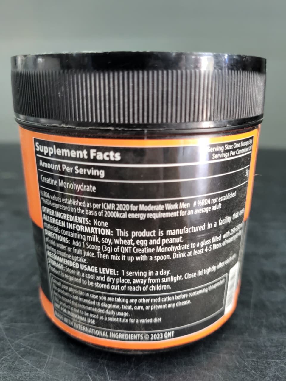 QNT | 100% MICRONIZED CREATINE MONOHYDRATE – Premium Quality Strength & Size (180g)