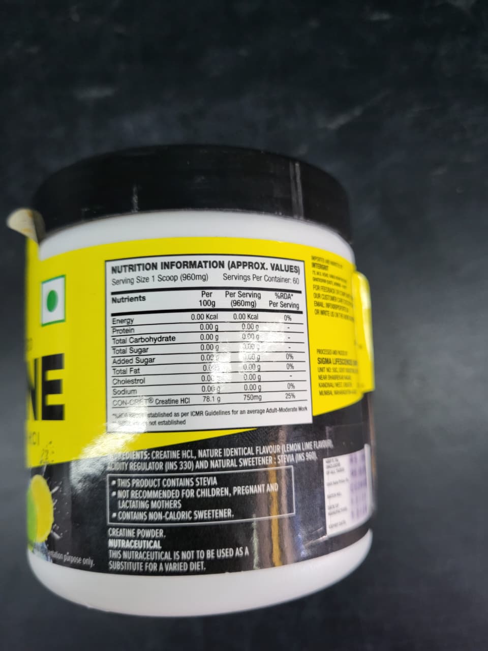 CON-CRĒT® | CONCENTRATED CREATINE – Pure Creatine HCl (Lemon Lime)CON-CRĒT® | CONCENTRATED CREATINE – Pure Creatine HCl (Lemon Lime)