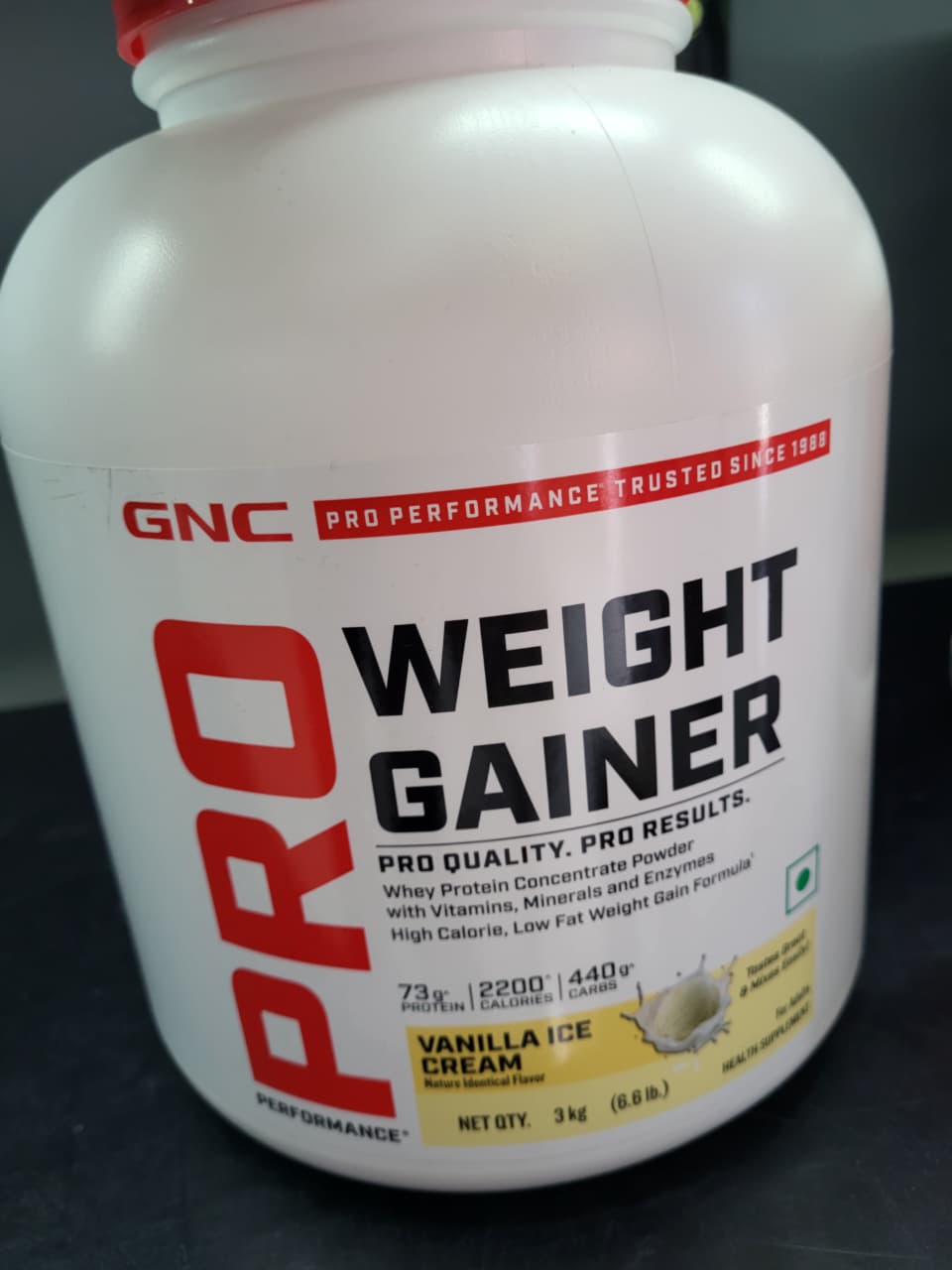 GNC Pro Performance Weight Gainer - Vanilla Ice Cream (3kg)