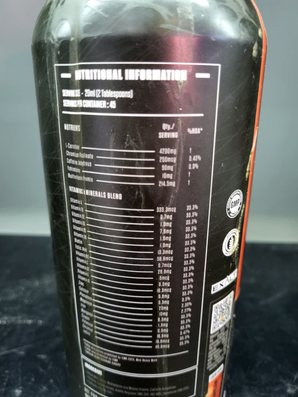 yohimbine l carnitine Acetyl-L-Carnitine 500 mg main image 1