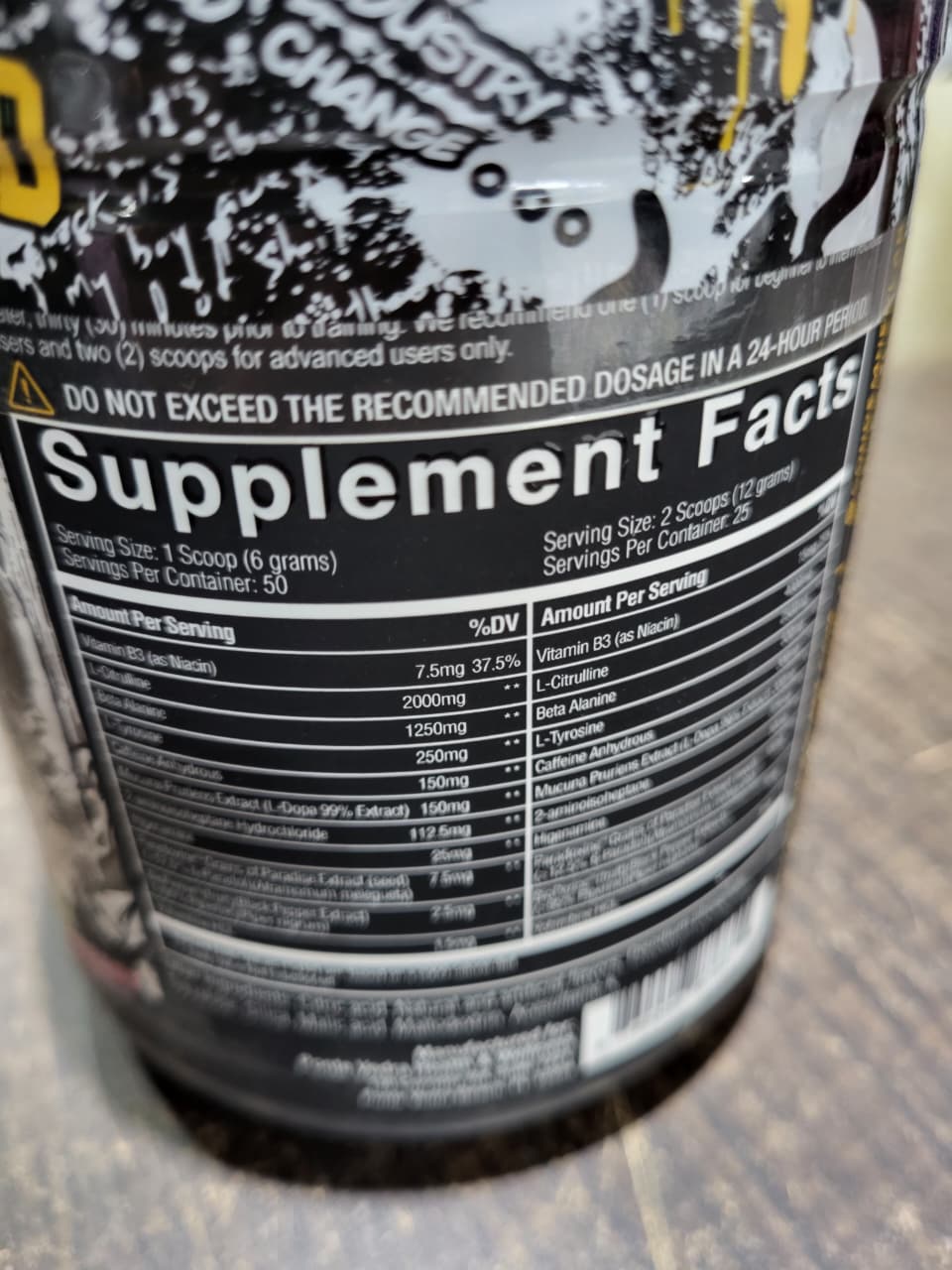 Condemned Labz Convict High Stim Pre-Workout – Extreme Energy, Focus, and Pumps