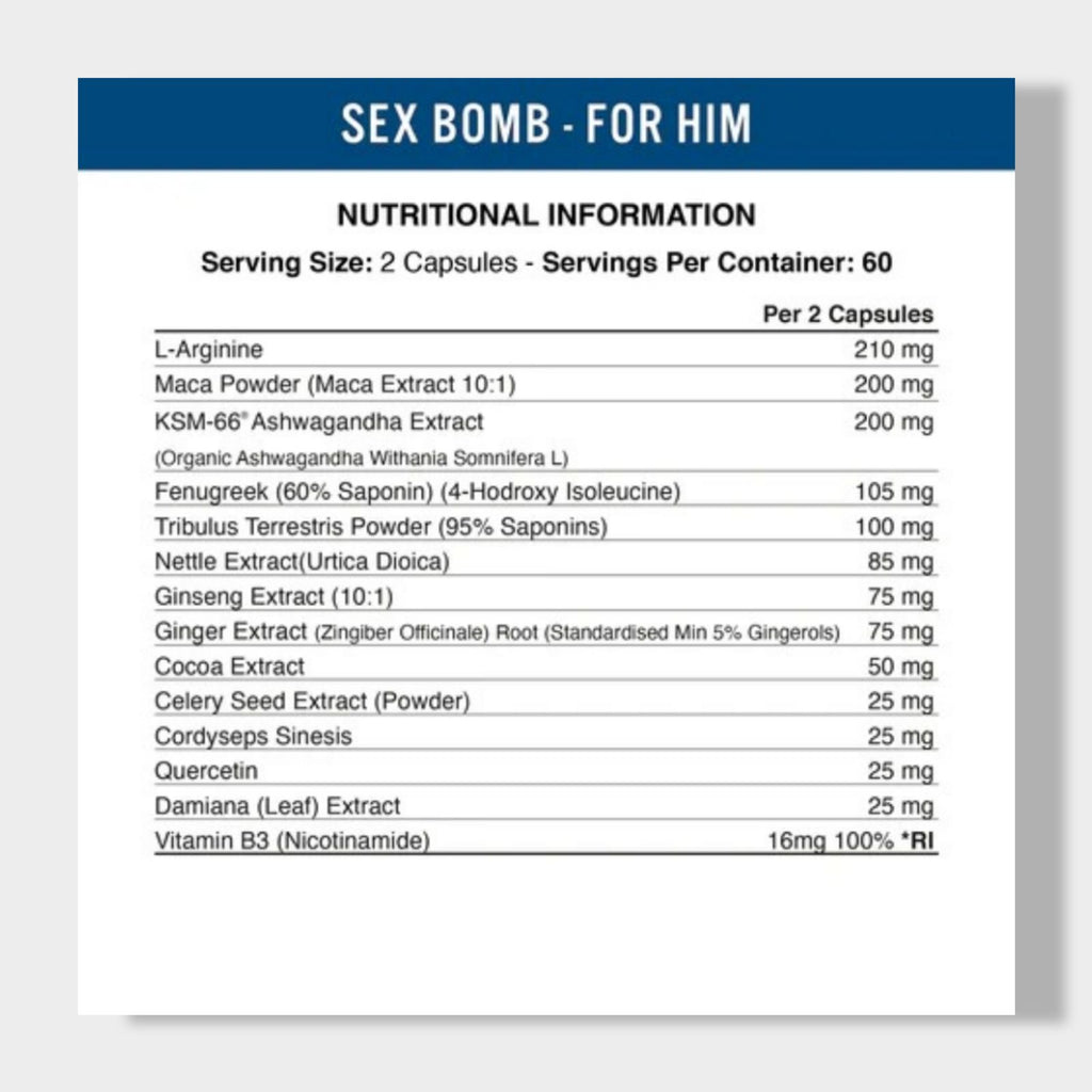 Applied Nutrition Sex Bomb 120 Caps