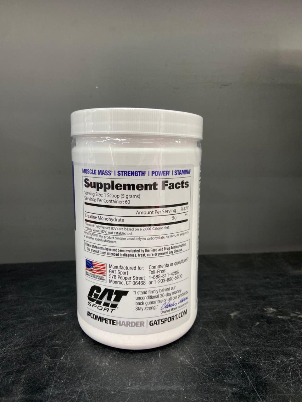 GAT Sport Essentials Creatine Monohydrate (300g)