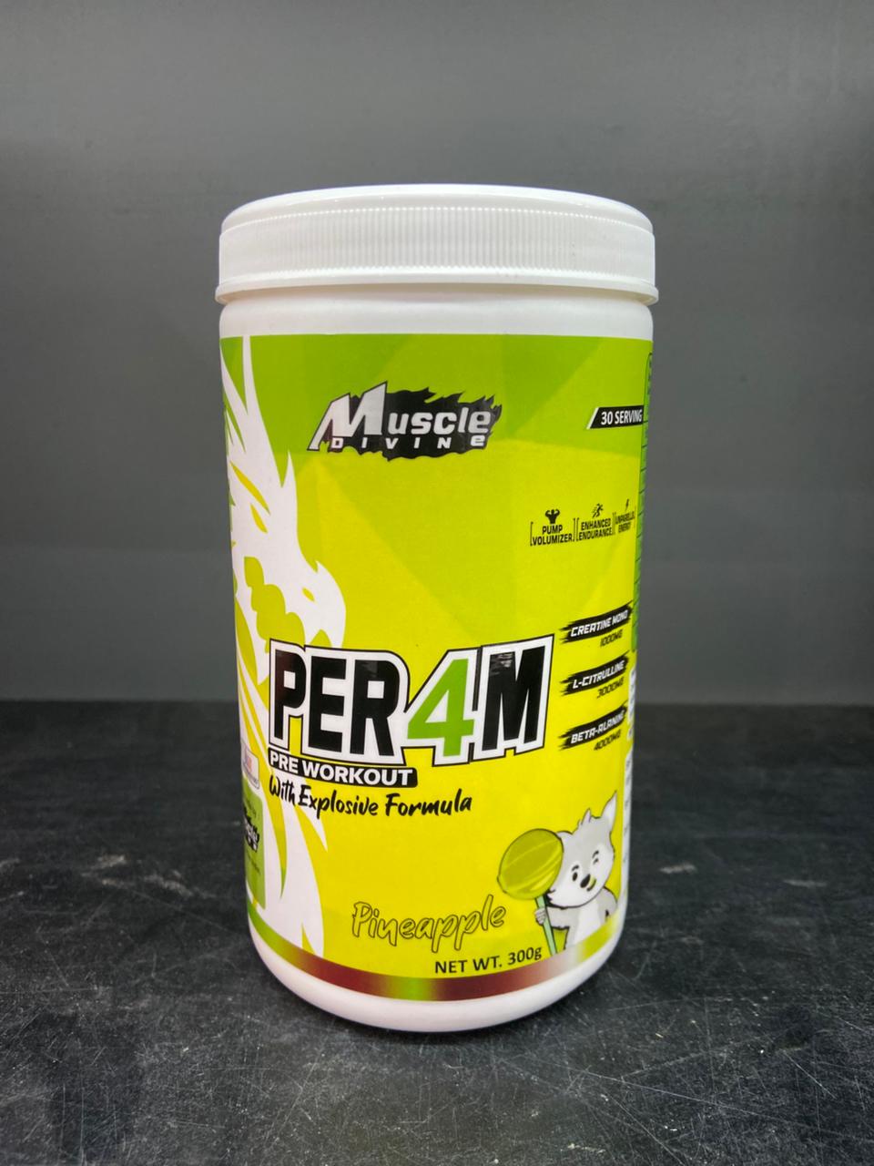 Muscle Divine PER4M Pre-Workout + Green Beast XXL Labs (60 Capsules)