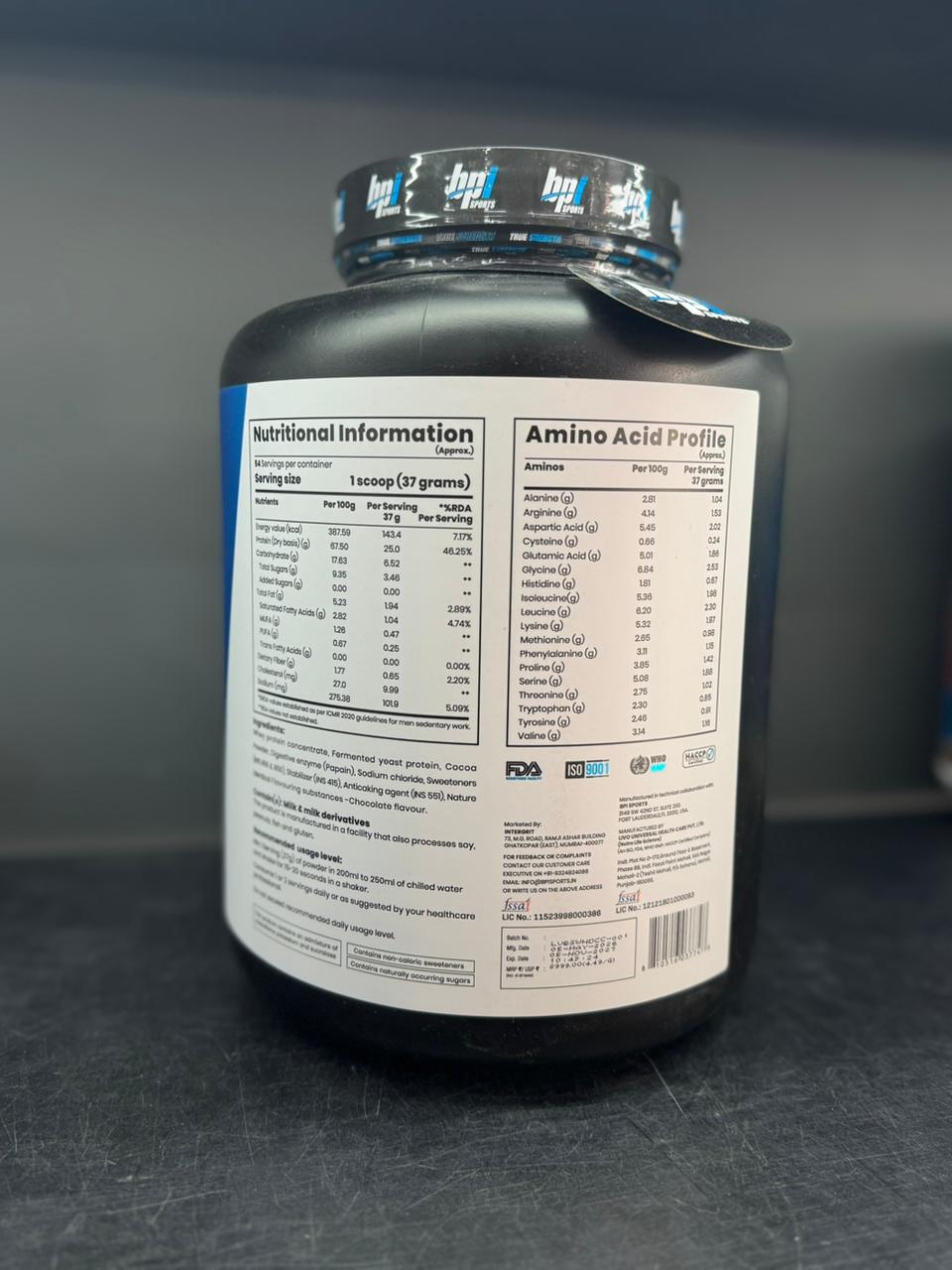 BPI Sports Whey HD 4.2Lbs