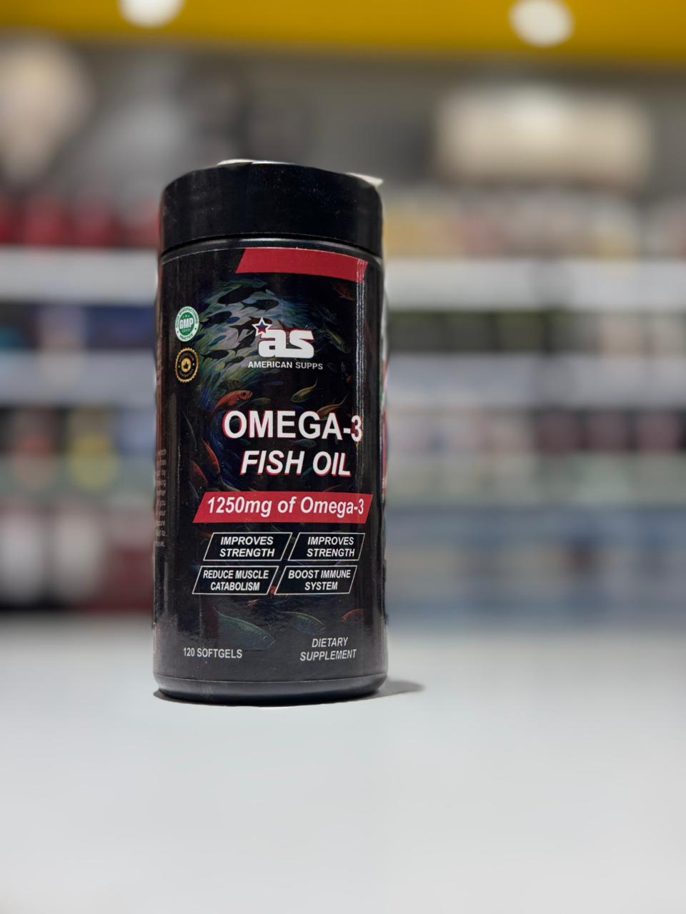 American Supps Omega 3 Fish Oil 1250mg