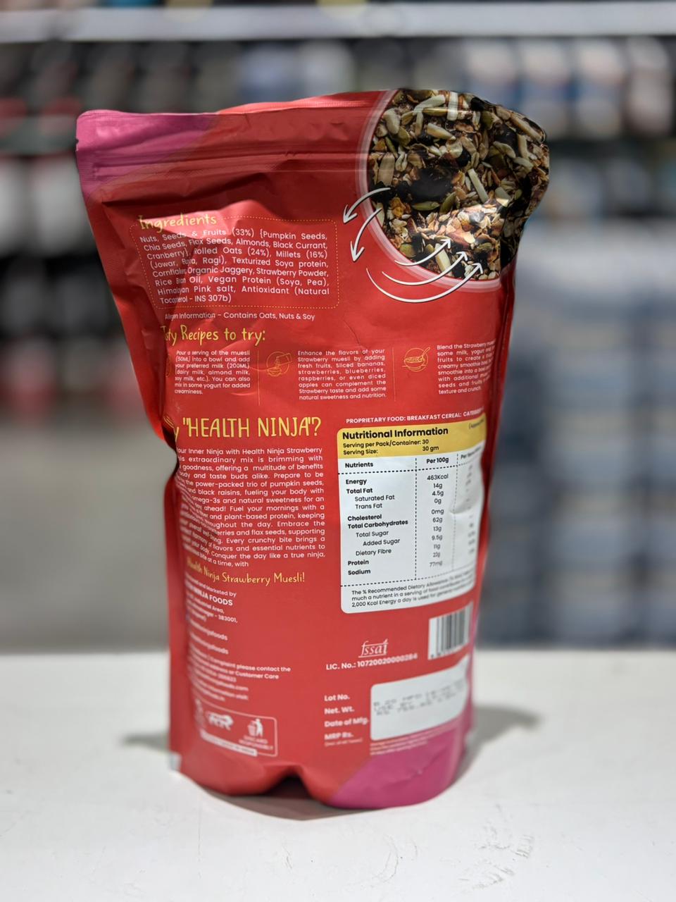 Health Ninja Strawberry Muesli