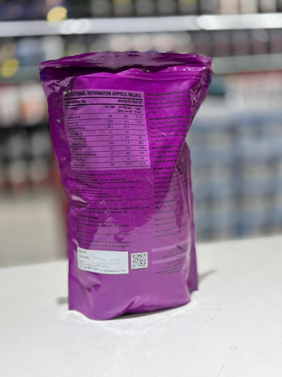 MD Oats High Protein Oats Chocolate