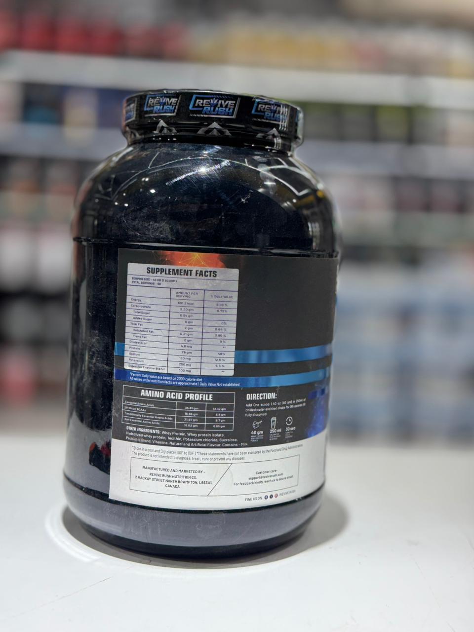 Revive Rush WheyKrush R Pro Polar Cookie Cream