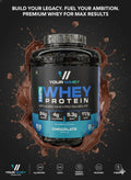 Your Whey 100% Whey Protein – Premium Blend with Whey Isolate | 24g Protein, 5.3g BCAA | Chocolate Flavor (2kg / 55 Servings)