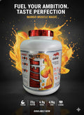 Eligator Perfect Whey - Muscle & Strength Builder - 2kg (4.4lb) - Mango Flavour