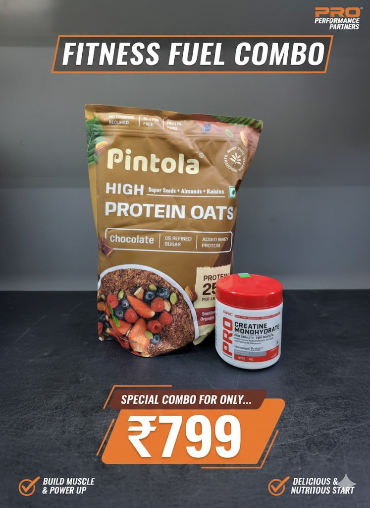 The Power Breakfast & Performance Stack: Pintola High Protein Oats + GNC Pro Performance Creatine