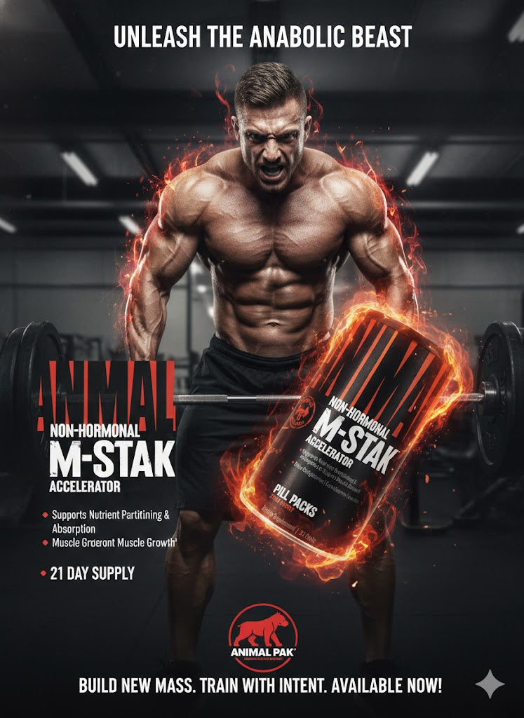 Animal M-Stak Accelerator | Non-Hormonal Anabolic Pack (21 Packs)