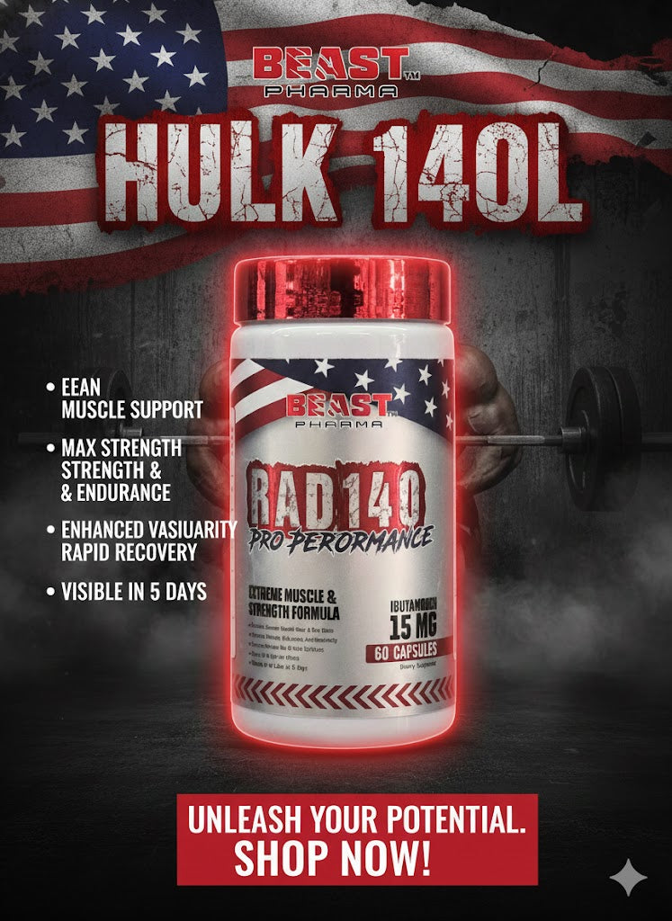 Beast Pharma RAD 140 Pro Performance – Unleash Peak Strength & Endurance (60 Capsules)