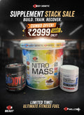 Ultimate Fitness Stack – Nitro Mass Gainer, Daddy Inferno Pre-Workout & Wellcore Creatine Combo