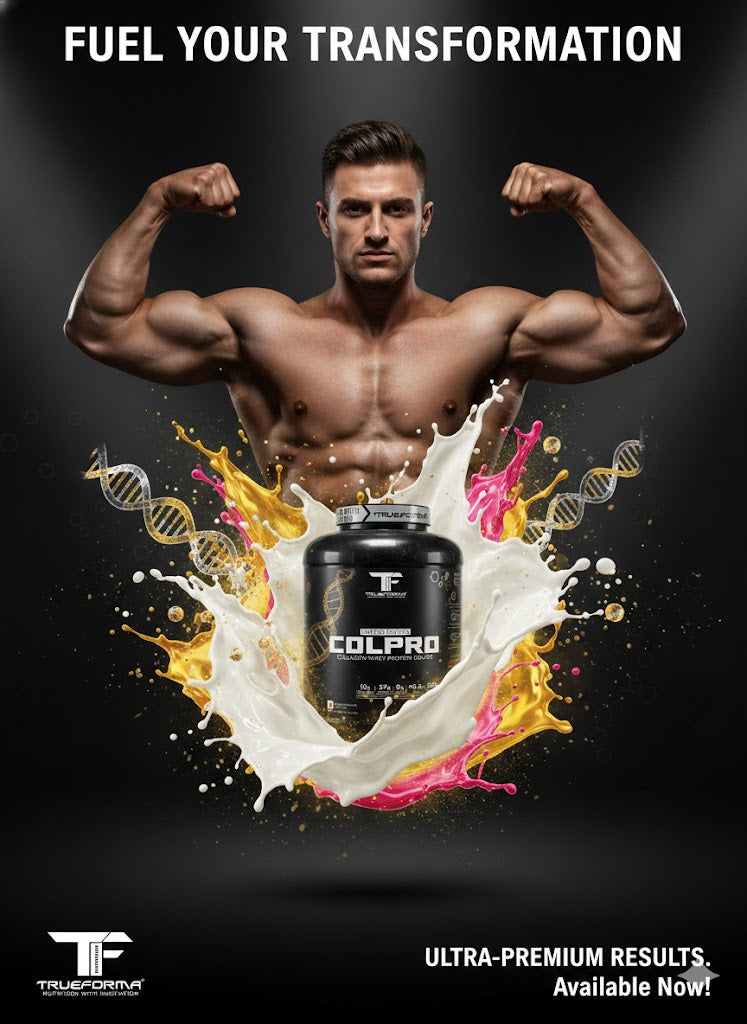 Trueforma™ COLPRO Limited Edition - Collagen + Whey Protein Isolate - 1.8kg - Kesar Kulfi Flavour