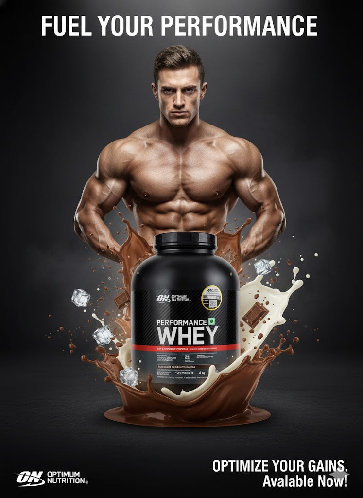 Optimum Nutrition (ON) Performance Whey - 2kg (4.4 lb) - Chocolate Milkshake Flavour