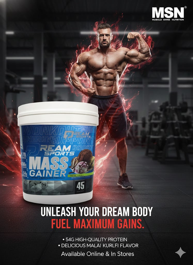 Dream Sports Mass Gainer – Malai Kulfi (4.5kg / 10 lbs)