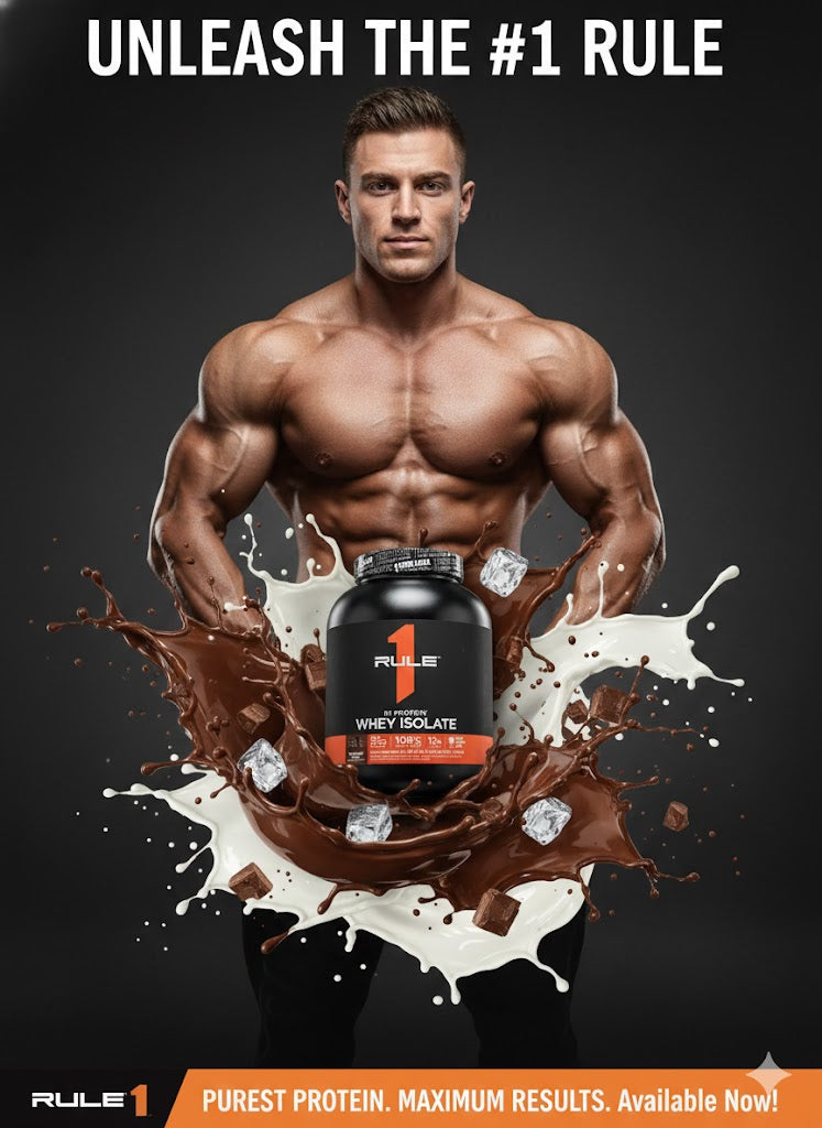 Rule 1 R1 Protein™ Whey Isolate - 2.27kg (5.01 lbs) - Chocolate Fudge