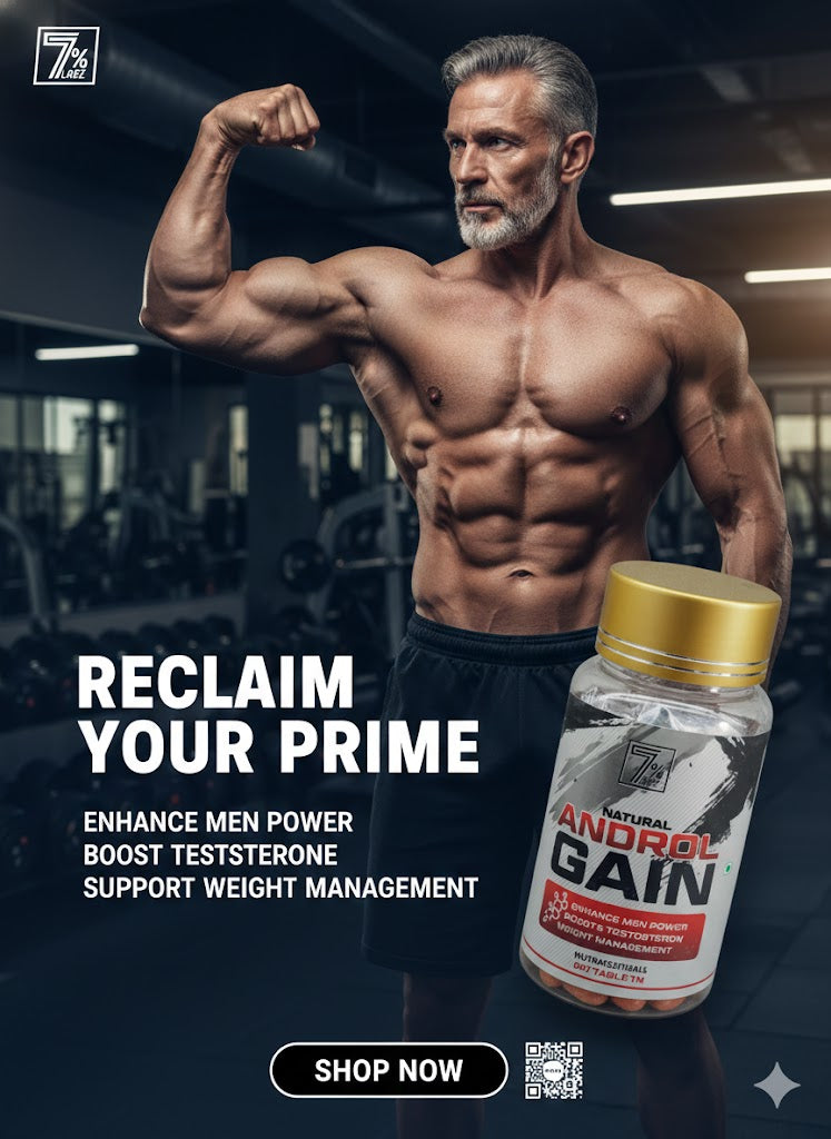 7% Labz Natural Androl Gain: Men’s Power & Testosterone Support – 90 Tablets