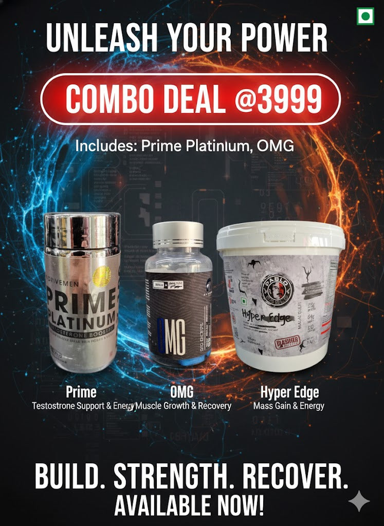 The Ultimate Mass & Power Stack: Hyper Edge Gainer + Prime Platinum + OMG Big Biceps
